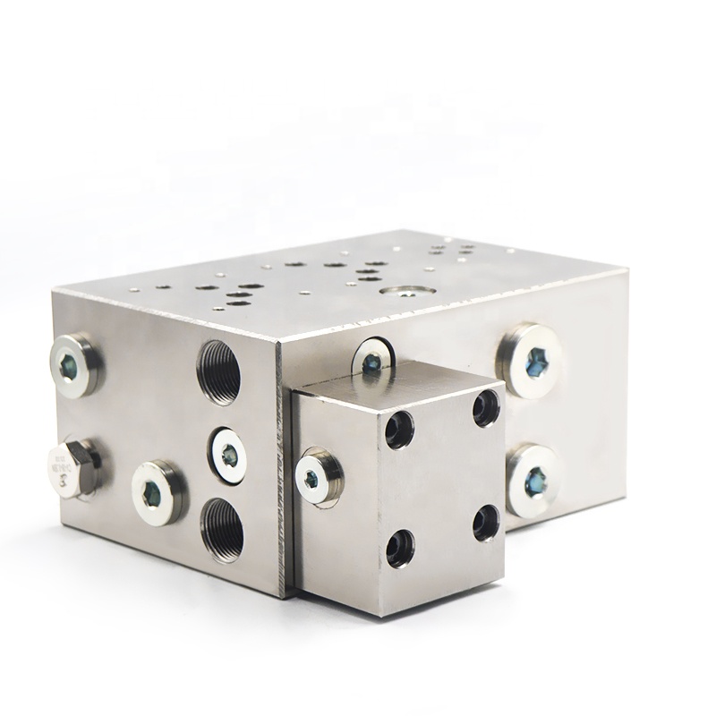 aluminum hydraulic manifold